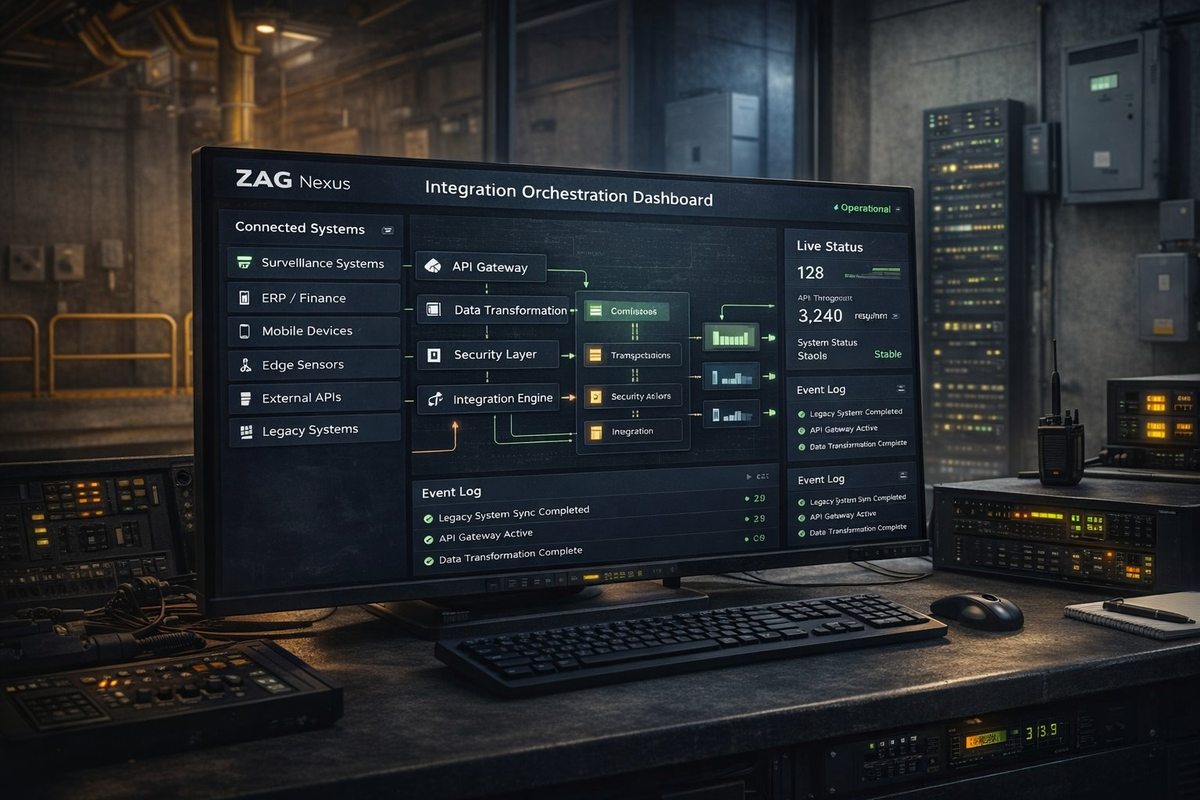 ZAG Nexus — Integration Orchestration Dashboard